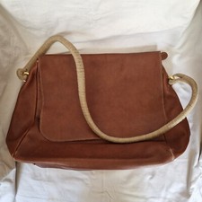 Borsa a spalla COCCINELLE in pelle marrone manico corda