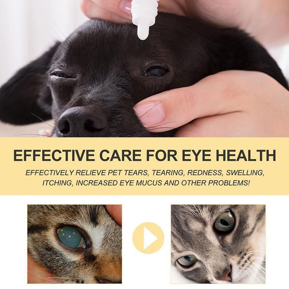 Pet eye drops cat eye drops dog tear stain remover eye cleaning^ eBay