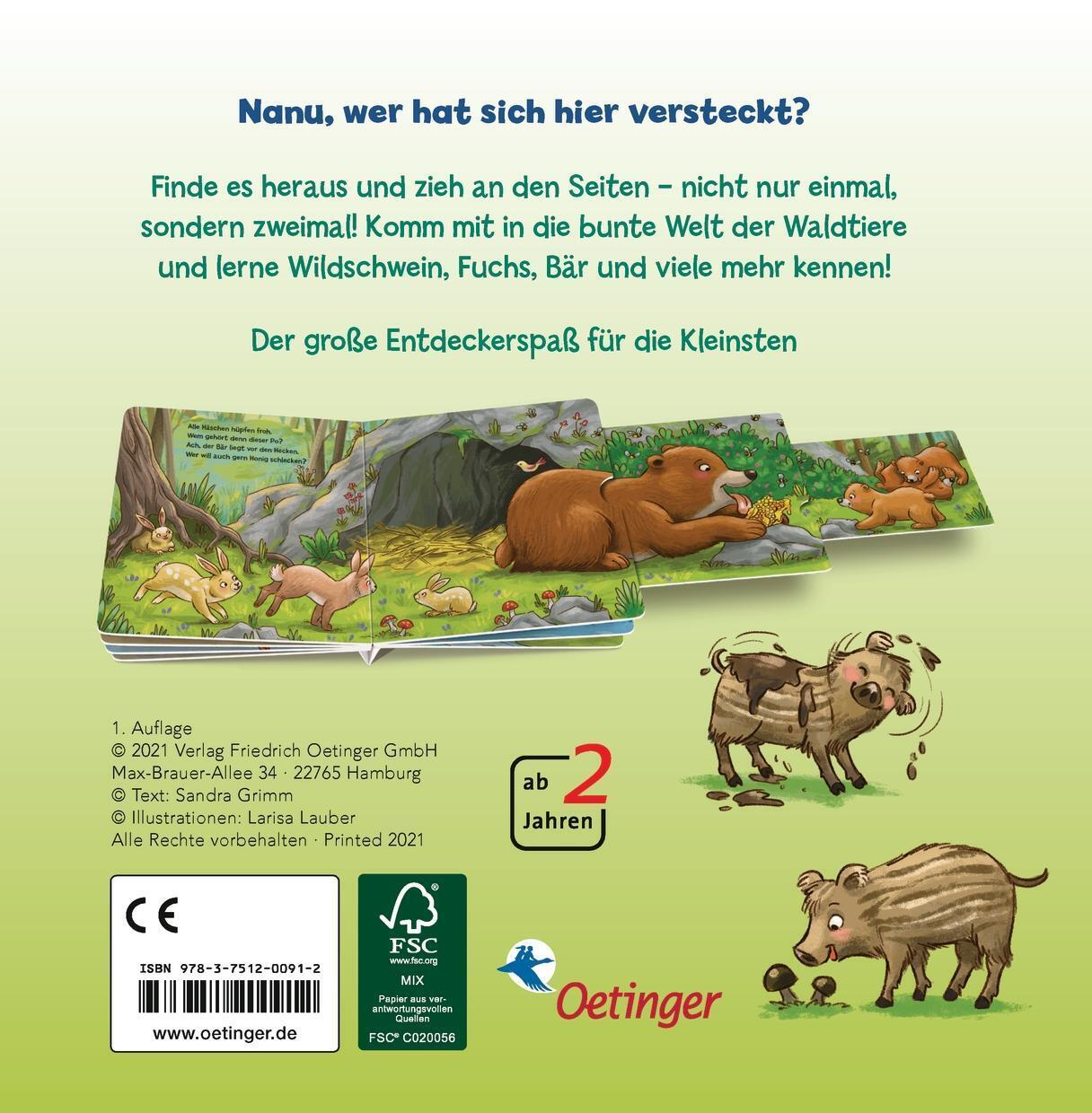 Thumbnail - Zieh 2-mal ... Und Finde Die Waldtiere Mit Extrabreiten Panoramaseiten