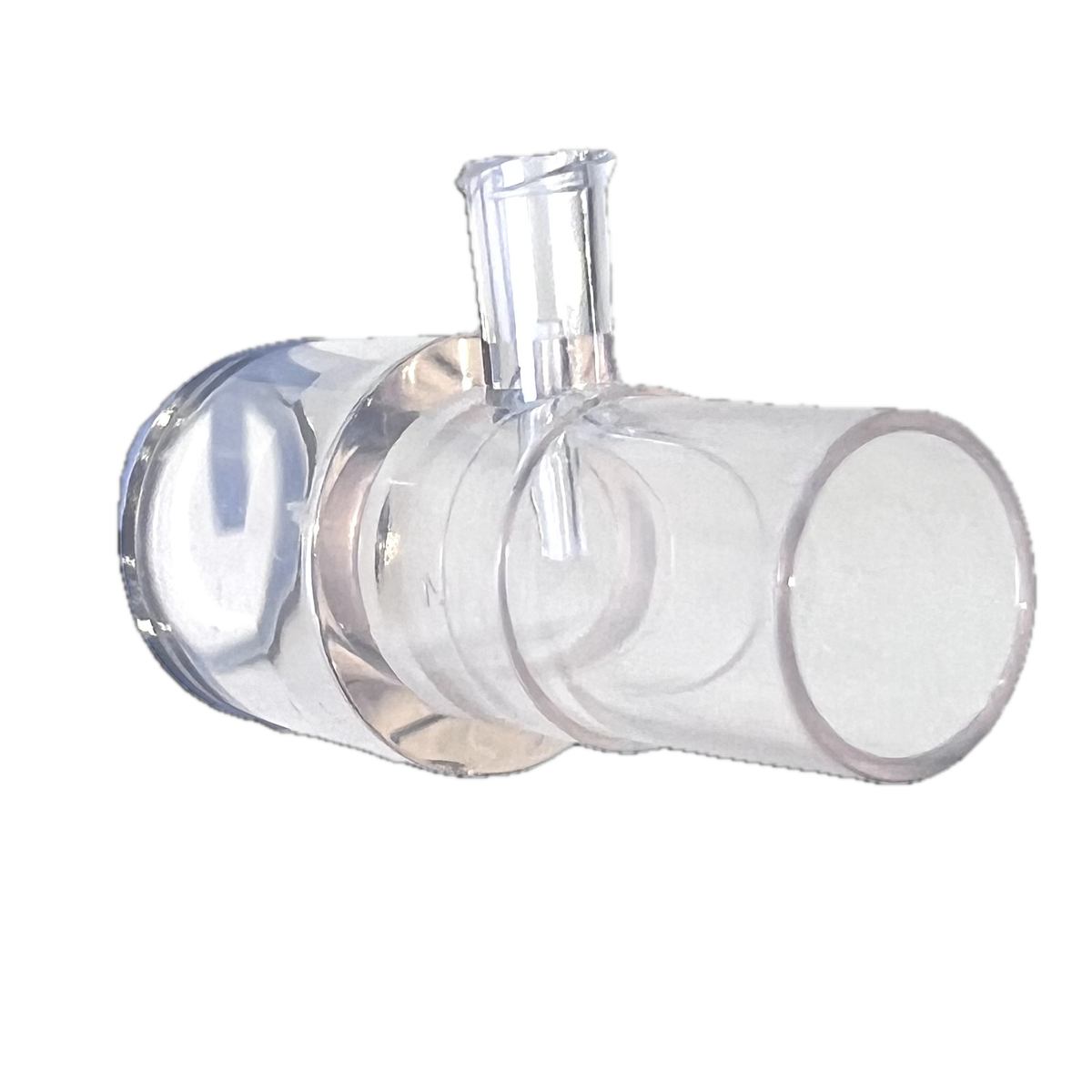 Airway T Adapter for Breathing Circuit Gas Monitoring Female Luer