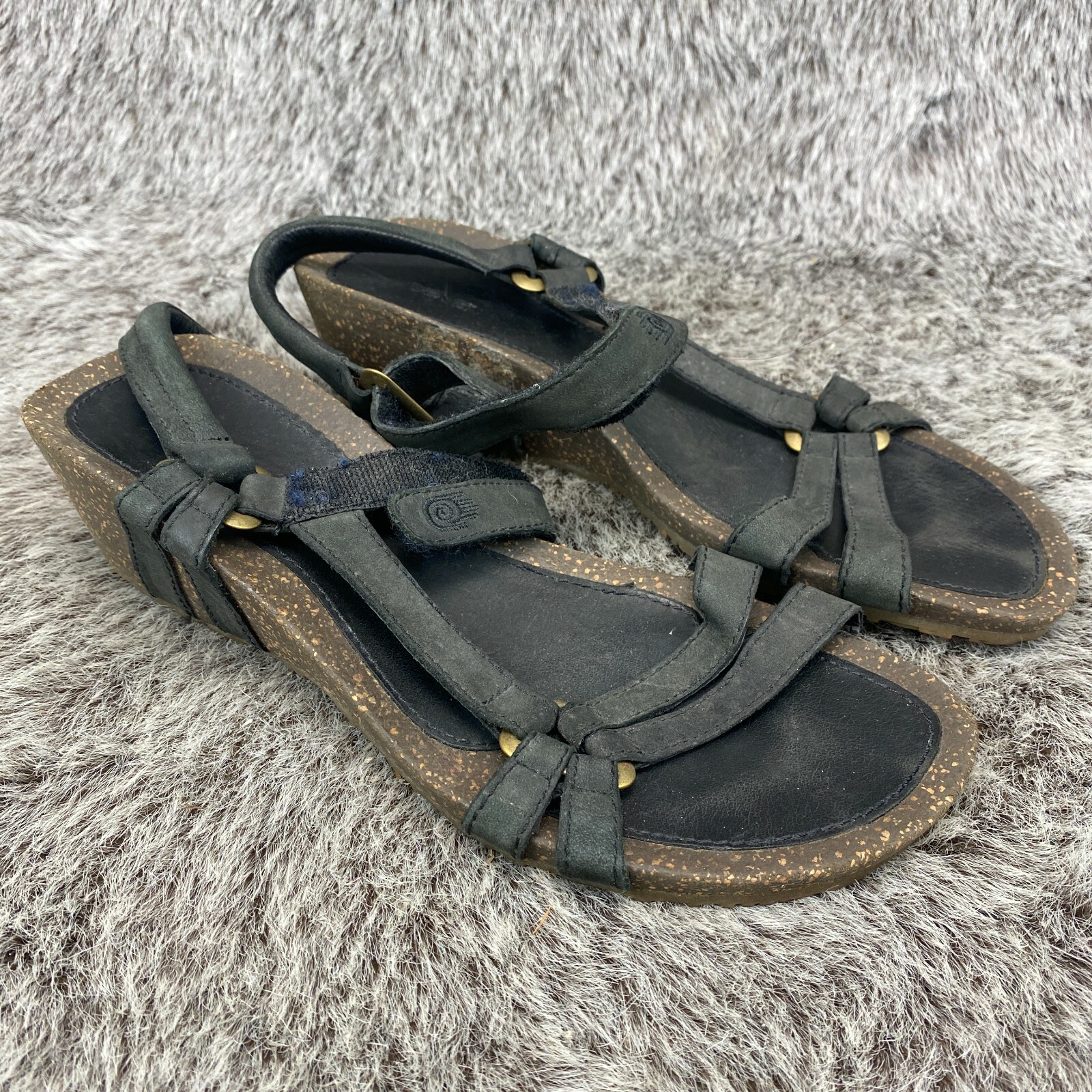 Teva Women Platform Heel Sandals Size 4220