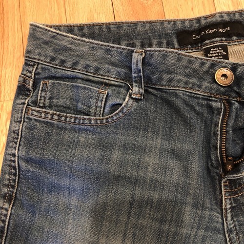 Calvin Klein Blue Jeans Straight Women's Size 10 - Picture 3 of 10