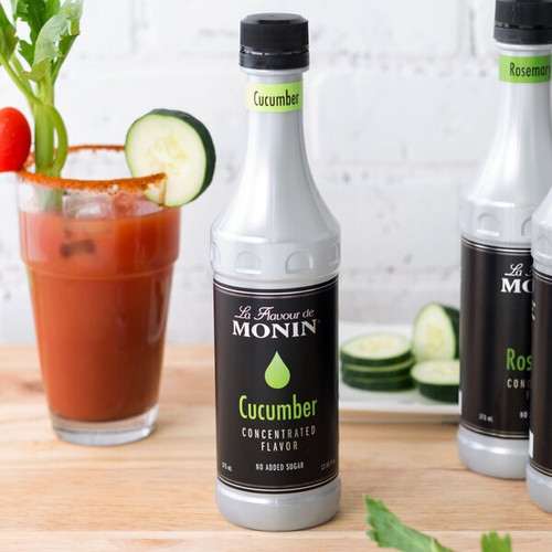 Monin Cucumber Concentrated Flavor 375 mL 544FLAVJ095F - Picture 2 of 4