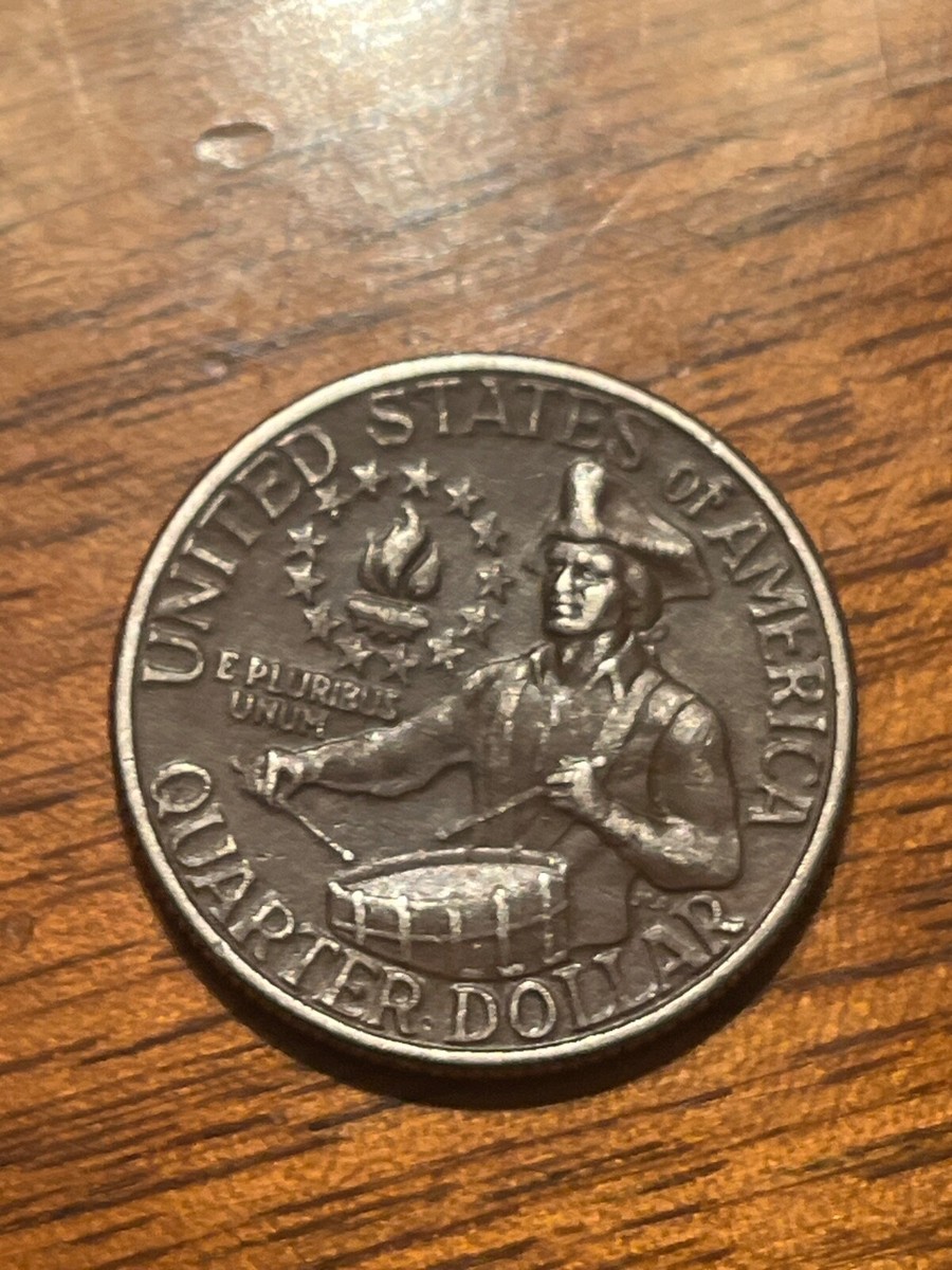 1776-1976 D Bicentennial Quarter D Filled Error w/ Bronzing and