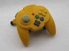 Nintendo 64 Controller Hori Pad Mini 64 Yellow OEM JP TESTED
