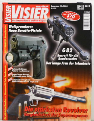 VISIER Waffen Magazin 12/2004 G 82 BARRETT  - FABARM VS MOSSBERG  (W3317)