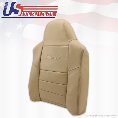 2002 2003 2004 Ford Excursion Limited Passenger Lean Back Leather Seat Cover Tan