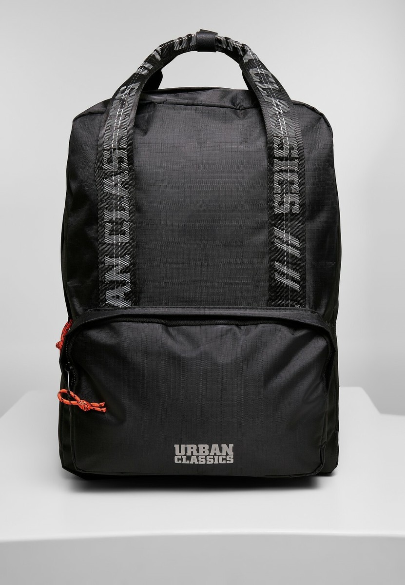 Urban Classics Bag Backpack Ribstop Unisex Black 45 x 25 X CM