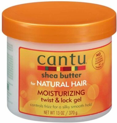 Cantu Sheabutter für natürliches Haar | Feuchtigkeitsspendendes Twist & Lock Gel 13 oz / 370 g