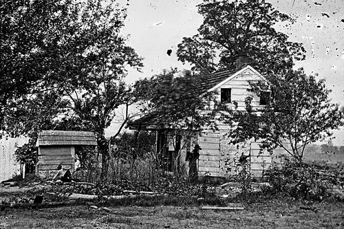 New 5x7 Civil War Photo: Bryan House on the Battlefield of Gettysburg, 1863