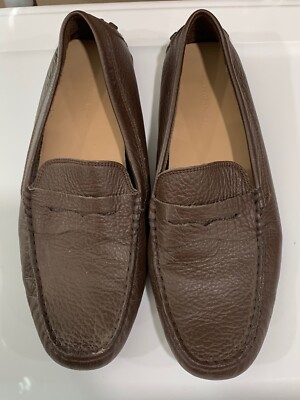 Lacoste Mens Sz 10 Concours 118 1 P CAM Brown Leather  display picture 1