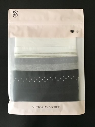 Victoria's Secret Women's 5-Pack High Leg Brief Multi-Colored Medium Cotton NEW