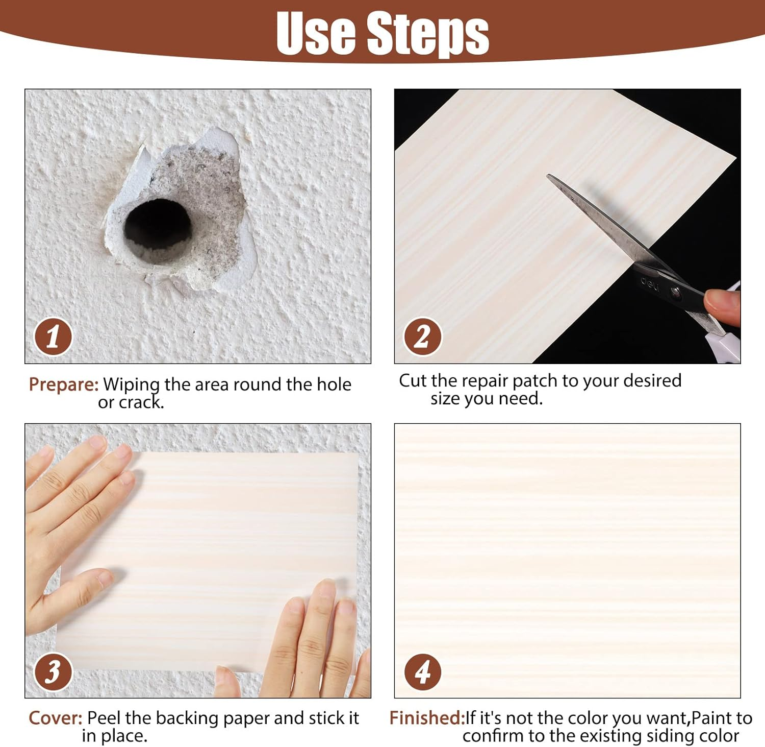 20 Pieces Vinyl Siding Repair Kit Vinyl Siding Patch Mobile Home