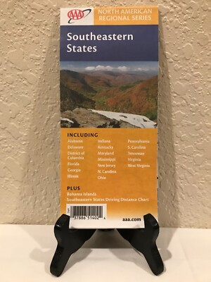 AAA Southeastern State Map,   2005 North American Regional Series