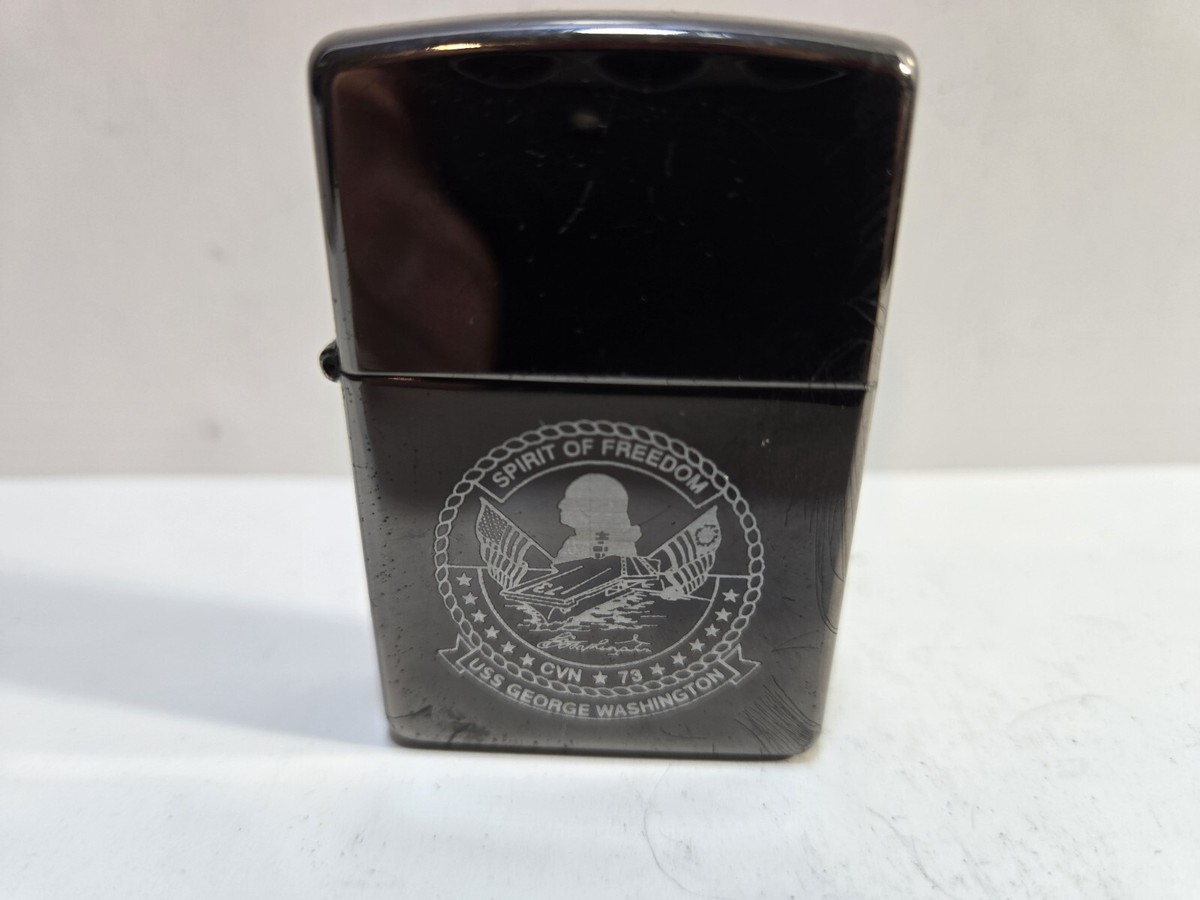 Vintage Working US Navy USS GEORGE WASHINGTON CVN-73 Zippo Vintage Working US Navy USS GEORGE WASHINGTON CVN-73 Zippo