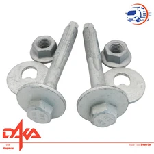 2PCS For VW AUDI Lower Rear Suspension Toe Alignment Eccentric Bolt Nut Kit