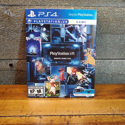 PlayStation VR Demo Disc 2.0 PSVR 2 Sony Virtual Reality PS4
