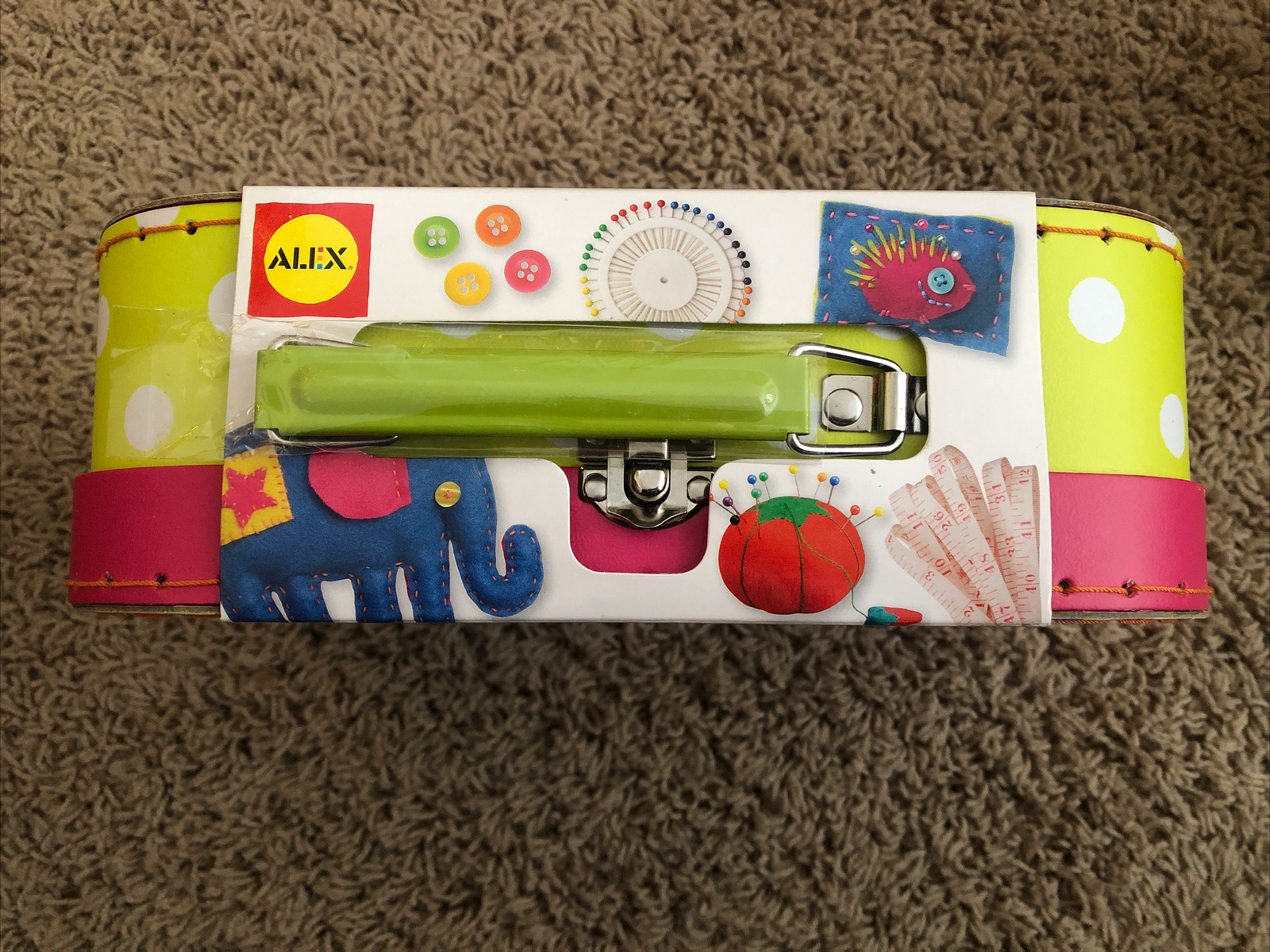 New ALEX Toys My First Sewing Kit HTF New Learn to Sew 2009 Kids Arts &!Crafts