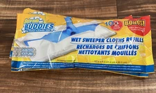 Scrub Buddies Wet Cloth Refills Fits Swiffer Sweeper 4-10 Packs-NEW (40 Total)