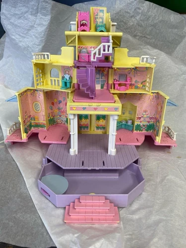 Vintage Bluebird Polly Pocket 1995 Pop Up Party Play House Clubhouse