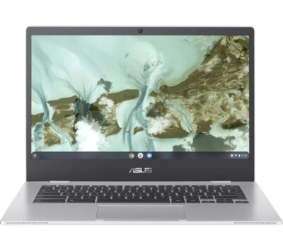 ASUS CX1 14'' Chromebook Intel Celeron N3350 - 64GB eMMC, 4GB Ram silber Laptop