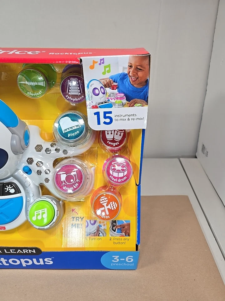Fisher-Price Think & Learn Rocktopus Music Toy - Preschool Ages 3-6 NEW 3 Modes - Image 4 of 4