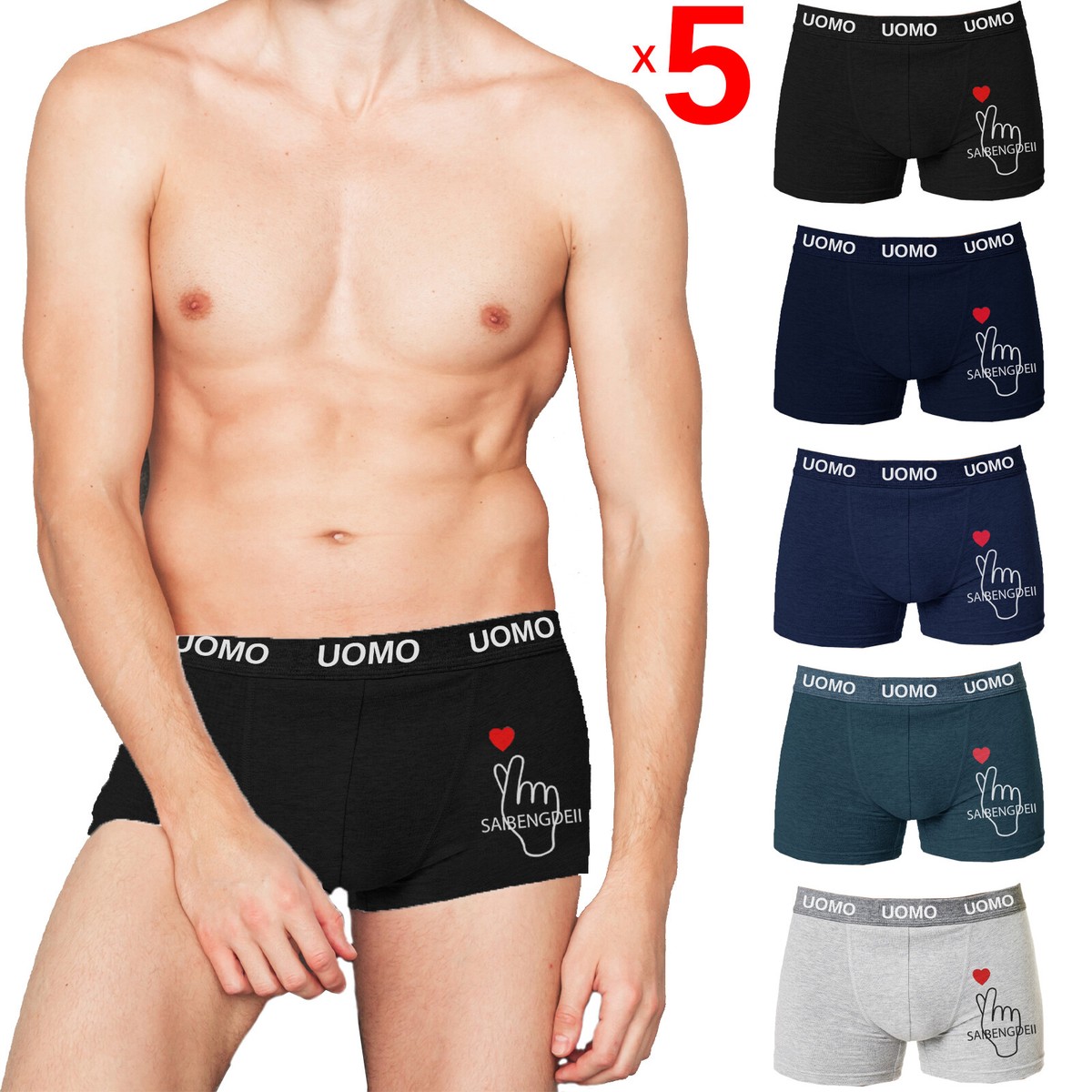 Boxer Uomo Fantasia In Jersey Di Cotone Mercerizzato - Foto 10