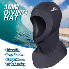 3-5mm Neoprene Scuba Diving Hat Wetsuit Thermal Hood Divers Cap Camou Hoodies