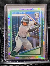 Dillon Head 2025 Donruss Rated Prospect Optic Cracked Ice #25/25 - Marlins