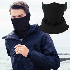 Neck Warmer Gaiter Windproof Fleece Face Mask Winter Neck Cover Ski Tube Scarf