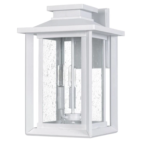 Wakefield 3-Light Outdoor Wall Mount in Matte White - Picture 2 of 6