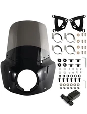 2018-2022 Harley Softail Street Bob Headlight Fairing 15" Windshield Black