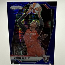 Laeticia Amihere - 2024 Panini Prizm WNBA Prizms Blue Pulsar SN 139/199 Mint