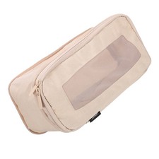 Compression Packing Cube 26x12x13cm Lightweight Luggage Organizers Bag Beige