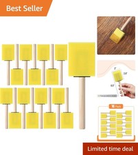 Bates 16-Pack 2-Inch Foam Brushes - Perfect for Painting  Staining Projects