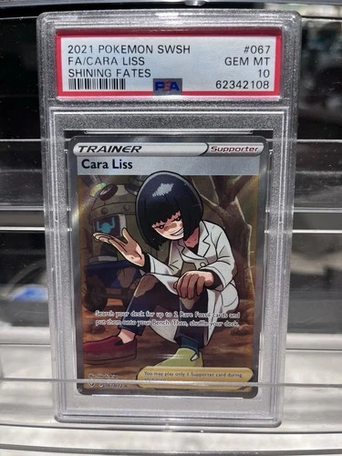 PSA 10 2021 Pokemon SWSH FA/ Cara Liss Shining Fates #067