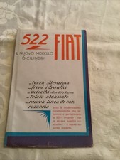 FIAT 522 L  - C e  TORPEDO       Brochure