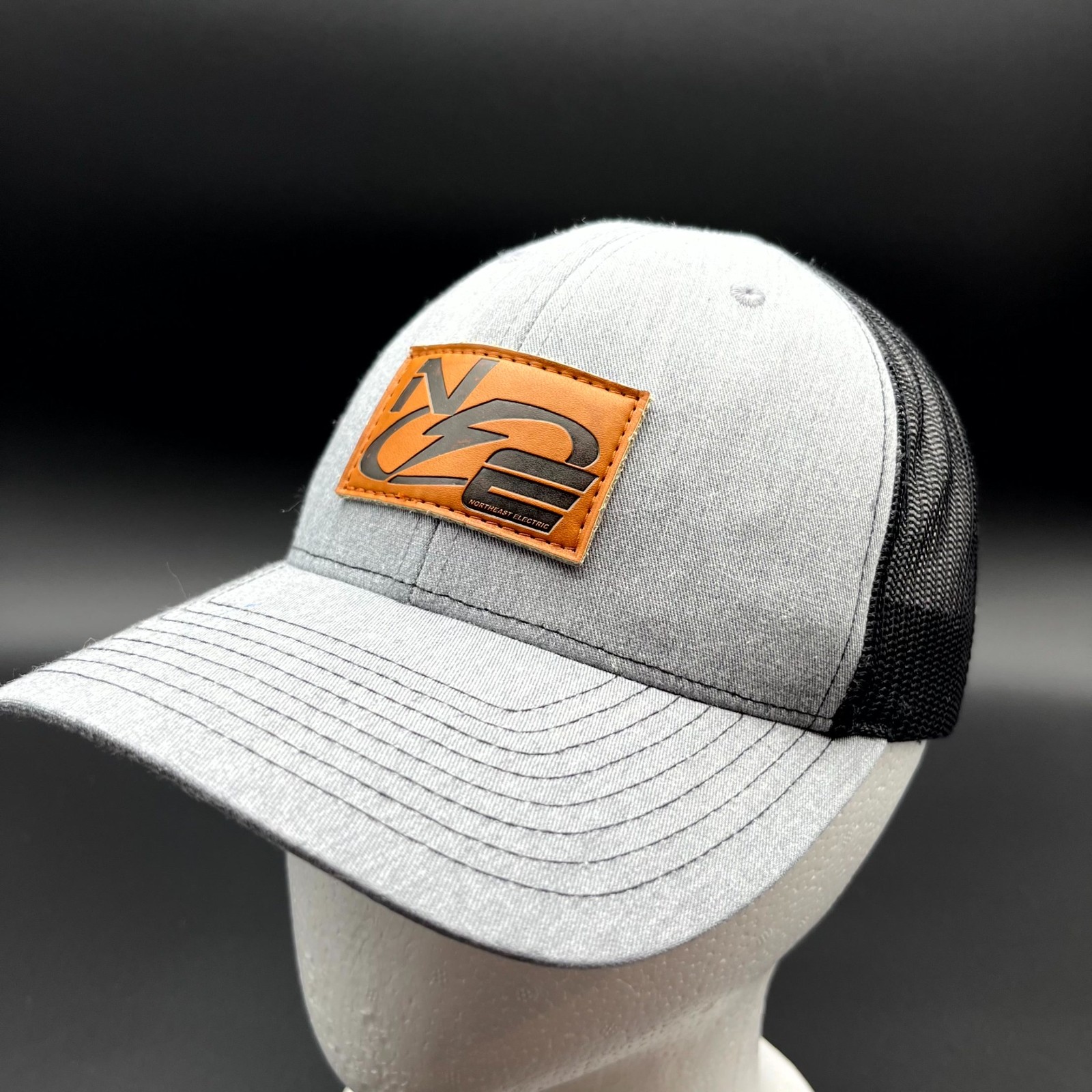 Northeast Electric Leather Patch Hat Richardson 1… - image 10
