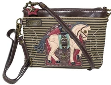 Chala Horse Mini Crossbody Bag Western Purse Clutch Bag Vegan Leather Horseshoe 