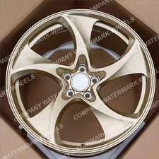 1pc Gold 5 Spoke Forged Wheel Rim For Porsche 911 992 Carrera St Narrow Body