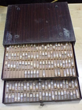 C & E Marshall Watchmakers 2 Drawer Cabinet 100 + Swiss Wristwatch Balance Staff