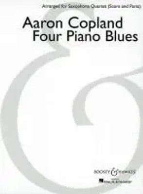 Four Piano Blues | Arranged for Saxophone Quartet (Satb) | Aaron Copland | 2010