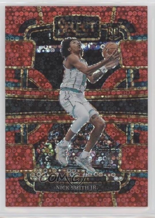 2023-24 Panini Select Concourse Red Disco Prizm 34/49 Nick Smith Jr #89 00rs