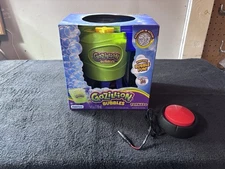 Switch Adapted for Special Needs. Gazillion Bubbles Tornado Machine. Button Toy
