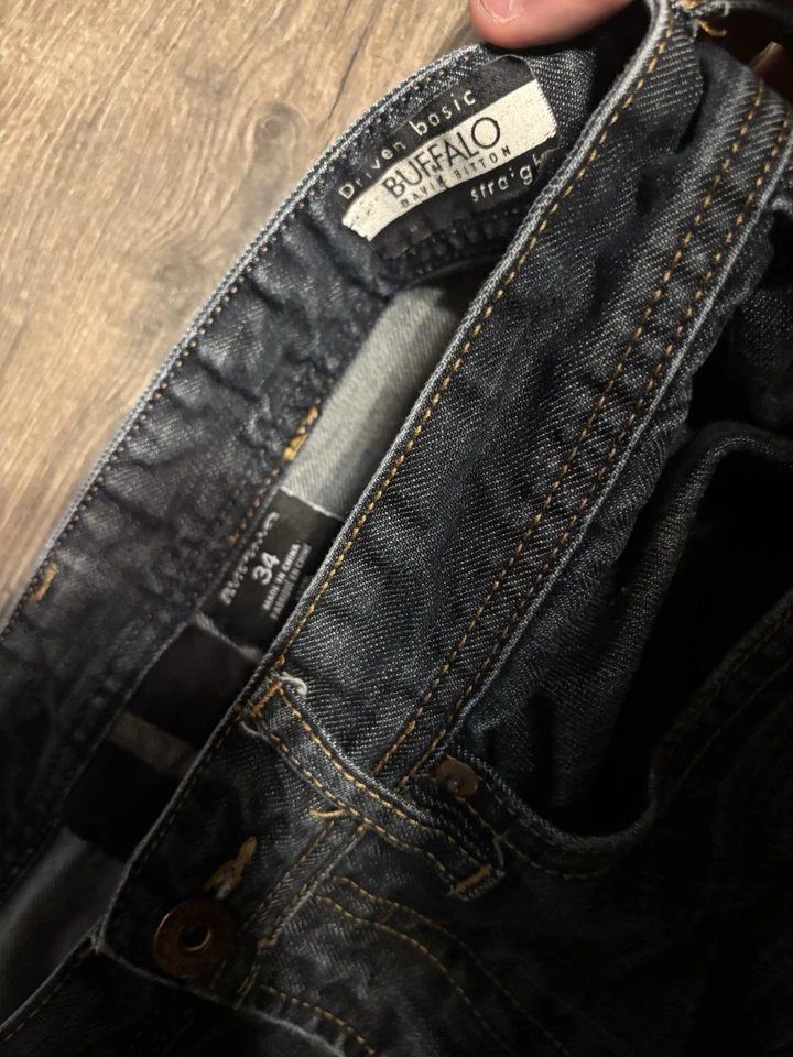 Pantalones de mezclilla Buffalo Bootcut de colección talla 34 azul desvanecido genial Foto 3 de 4