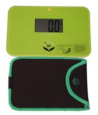 NewlineNY Step-on Super Mini Smallest Travel Bathroom Scale with Protection S...
