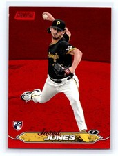 2024 Stadium Club #72 Jared Jones Red Foil RC Rookie