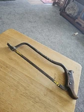 VINTAGE DISSTON U.S.A. HACKSAW, 15.5" W/HANDLE. BLADE 10".