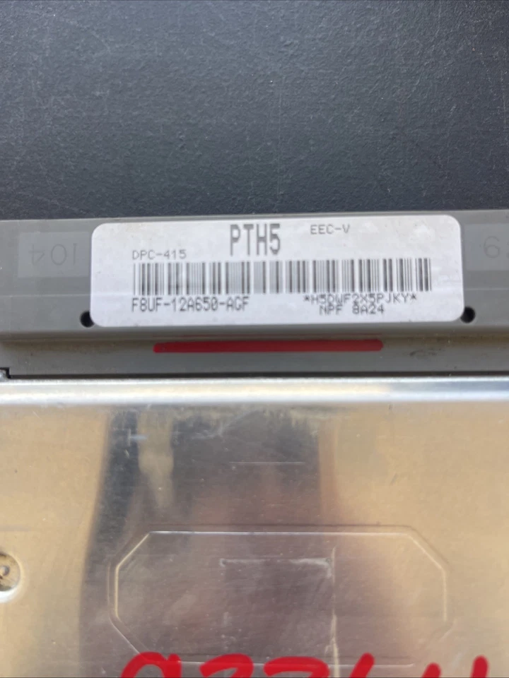 Módulo de computadora de motor 1998 Ford Van F8UF-12A650-AGF PTH5 7,3 L ECM ECU PCM Foto 2 de 4