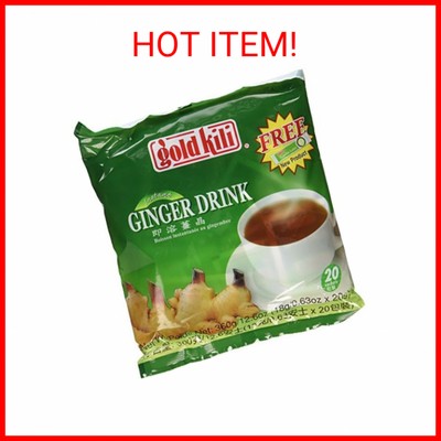 Ginger Drink Gold Kili 40 Sachets Packed in 2 Bags, 12.6 oz (With Honey)